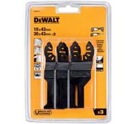 DeWALT Juego de cuchillas para cortar madera, madera clavada y placas de yeso y PVC (3 piezas) DT20713