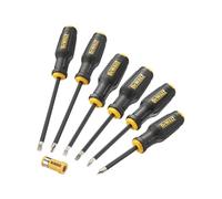 Dewalt Juego de destornilladores de ajuste completo, 6 piezas, contiene: destornilladores ranurados: 5,5, 6,5, 8 mm, destornilladores Phillips: PH1, PH2, PH3.