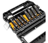 Dewalt Juego de llaves de impacto, SAE, 1/2 pulgadas, 10 piezas (DW22812)