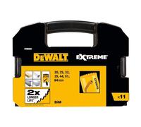 DeWALT Juego de sierras perforadoras bimetálicas Extreme, set de electricista en maletín de transporte de 11 piezas.