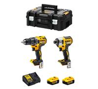 DeWALT Kit DCK268P2T (DCD791 + DCF887 + 2 x 5,0 Ah + DCB115 + TSTAK II)