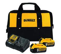 DEWALT Kit de Arranque de batería de 20 V MAX con 2 baterías, 5.0 Ah (DCB205-2CK)