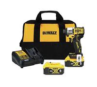 DEWALT Kit de destornillador de impacto de 3 velocidades MAX* XR de 20 V (DCF845P2)