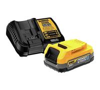 DEWALT Kit de Inicio de 20V MAX* con batería compacta POWERSTACK™ y Cargador (DCBP034C)