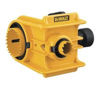 DEWALT Kit de instalación de cerradura de puerta, diseño de abrazadera en C, para puertas de metal o madera, 2 bujes ajustables, fácil instalación (D180004)
