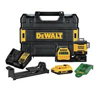 DEWALT Kit de nivel láser máximo de 20 V/12 V, 3 x 360, verde (DCLE34030G)