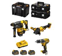 DeWALT Kit FVK381T3-QW 54V/18V (DCH333 + DCD796 + DCG418 + 3 x 6,0 Ah + DCB118 + 2 x TSTAK II + TSTAK VI)