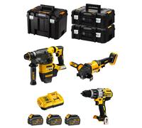 DeWALT Kit FVK381T3HD-QW 54V/18V (DCH333 + DCD996 + DCG418 + 3 x 6,0 Ah + DCB118 + 2 x TSTAK II + TSTAK VI)