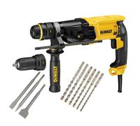 Dewalt Kombinované vrtací kladivo SDS Plus 2 kg + sada sekáčů a vrtáků D25134KP