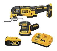 DEWALT Lijadora y multiherramienta XR de 20 V MAX*, kit de carpintería, 2 herramientas (DCK202P1)