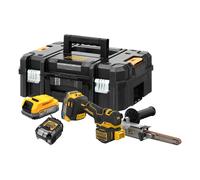 DeWALT Lima de cinturón 18V XR autocopiante 2xAku, cargador DCM200E2T
