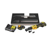 DEWALT Llave de carraca DCF500L2G-QW 12 V 3 Ah, llave de carraca 3/8 y 1/4 con 75 Nm de par fijo máx