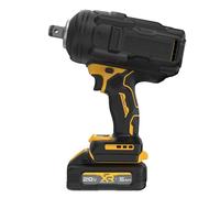 DEWALT Llave de impacto sin escobillas 20V Max XR, 9.5cm (3/4 pulgadas) con anillo de cerdo con batería y cargador XR Powerstack (DCF964GH1)