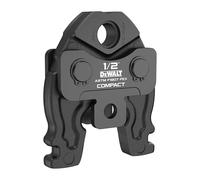 DEWALT Mandíbula de prensa compacta PEX F1807 de 1/2 pulgada para uso con herramienta de prensa compacta DCE210 DEWALT 20V MAX, compatible con accesorios de crimpado aprobados por ASTM F1807 ASTM