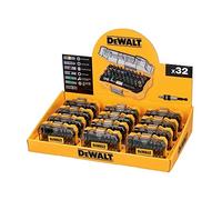 DeWalt - Merchandiser con 12 Juego DT7969M-QZ: 32 Puntas, Pz, Ph, Pl, Torx, Torx Inviolables Hexagonal y Adaptador, Multicolor