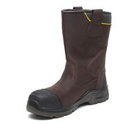 DEWALT Dewmilling10-tb Millington S3 Botas impermeables Rigger UK 10 EUR 44, Marrón, Reino Unido