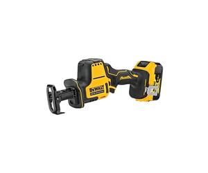 DEWALT Mini-Sierra Arena XR 18V sin escobillas 2 baterías Li-Ion 5Ah maletín para profesionales y manitas, ideal para montaje resistente, estándar técnico