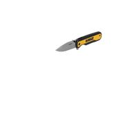 DeWALT Navaja de bolsillo plegable, hoja extra larga, operación abatible, clip de bolsillo reversible y agujero de sujeción