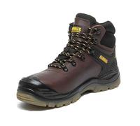 DeWalt NEWARK0741, Newark S3-Botas de Seguridad Impermeables para Hombre, Color marrón, 40.5 EU