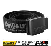 DeWalt Pro Cinturón Negro Ropa de Trabajo Pantalones Hebilla Uno Talla A 117cm