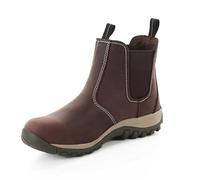 DEWALT Radial Radial - Zapatos de protección de cuero para hombre, color marrón, talla 47