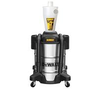 Dewalt Separador con tanque de acero inoxidable 10 galas, 99.5 iltro de polvo de ciclo de alto rendimiento, colector de ciclón de polvo, DXVCS003, blanco
