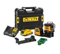 DeWALT set DCD701 taladro destornillador + DCE089 Cross laser verde 12V 2.0 Ah Li-Ion en estuche TSTAK DCK212D2T