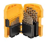 DEWALT Set de 29 brocas de cobalto HSS-E en estuche de plástico, DT4957-QZ