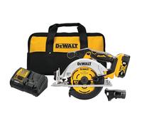 DEWALT Sierra circular de 20 V máx.*, 6-1/2 pulgadas, kit inalámbrico (DCS565P1)
