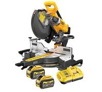 Dewalt Sierra de panel inalámbrica sin escobillas, incluye batería, incluye cargador de 305 mm y 30 mm
