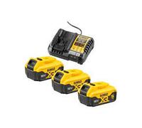 DeWALT Starter set cargador + 3 baterías 18V 5.0Ah DCB1104P3