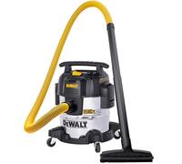 DEWALT STEALTHSONIC - Aspiradora para tienda en seco y húmedo DXV05S-QTB de 5 galones y 4 HP, ultra silenciosa, de acero inoxidable, con potente succión para garaje, lugar de trabajo y taller