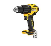 DEWALT - Taladro de martillo compacto de 20 V, sin escobillas de 1/2 pulgadas Portabrocas de carraca, LED (solo herramienta) (DCD798B)