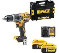 DeWALT DCD796P2-QW taladro Sin llave 1,8 kg Negro, Amarillo