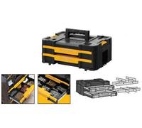 DeWALT DWST1-70706 pieza pequeña y caja de herramientas Caja para piezas pequeñas De plástico Negro, Amarillo negro/Amarillo, Caja para piezas pequeñas, De plástico, Negro, Amarillo, 440 mm, 314 mm, 176 mm