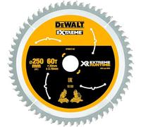 Hoja de sierra DeWALT (ideal para sierras FLEXVOLT) 250 x 30 mm, 60 dientes DT99573