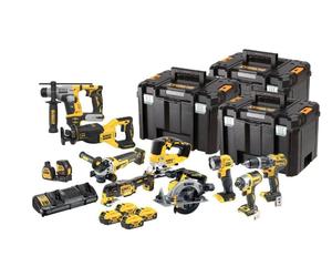 Dewalt zestaw combo 18v dck1012p4t (dcd796, dcf887, dcs565, dcs382, dc