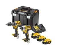 Dewalt zestaw combo 18v dck266p3t (dcd796+dcf887) 3x5,0ah tstak