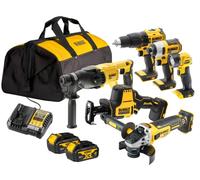 Dewalt zestaw combo 18v dck607m2 6-el. 2x4,0ah