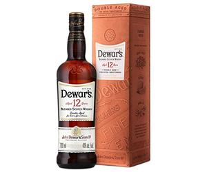 Dewar’s 12 Años Double Aged, The Ancestor Blended Scotch Whisky con Estuche Regalo, 70 cl