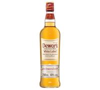 Dewar's White Label Blended Scotch Whisky, 40% ABV, 70cl / 700ml, Acabado en Barricas de Roble Seleccionadas
