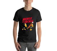 dewe3tdesdEU Heckle-and-Jeckle-Cartoon-Magpie-Characters-and-Logotype-from-The-50s-T-Shirt-anime-plain