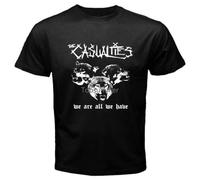 dewe3tdesdEU The-Casualties-We-Are-All-Me-Have-Album-Cover-Men-S-Black-T-Shirt-Size