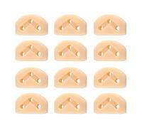 Dewedrt 12 Piezas de Rodillos de Guitarra CláSica, áRboles de Cuerda, GuíAs de RetencióN, Bloqueos de Cuerda de Guitarra, Abrazadera de Bloque de Tuerca, Albaricoque