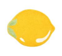 Dewedrt Alfombra de BañO de LimóN, Alfombra Antideslizante de Frutas, Alfombra de Cocina, DecoracióN de BañO de LimóN Amarillo, Alfombra Divertida para NiñOs, Lavable a MáQuina