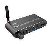 Dewedrt Bluetooth 5.1 Receptor Transmisor Audio Converter U-Disk Play Coxial/Optical To 3.5MM AUX R/L DAC Converter para TV MP3