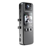 Dewedrt CáMara Grabadora Corporal, CáMara Policial PortáTil PortáTil, GrabacióN HD 1080P, Grabadora de Pantalla de 1,4 Pulgadas con VisióN