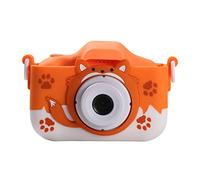 Dewedrt CáMara HD Juguetes para NiñOs CáMara Digital CáMara de Video con Tarjeta SD de 32GB para NiñOs Regalos para BebéS Naranja