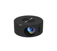 Dewedrt YT200 Conveniente Proyector LED Proyector de Video MóVil Reproductor de Medios de Cine en Casa NiñOs Hogar con Cable Misma Pantalla Proyector