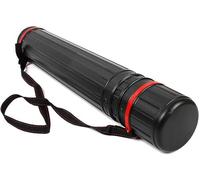 DEWEL 76-125cm Rollo de Tubo Portaplanos A0, 12 cm de Diámetro Grande Rollo de Transporte para Dibujo, Ideal para Transportar Bocetos, Carteles, Vallas Publicitarias de Gran Tamaño y Mapas